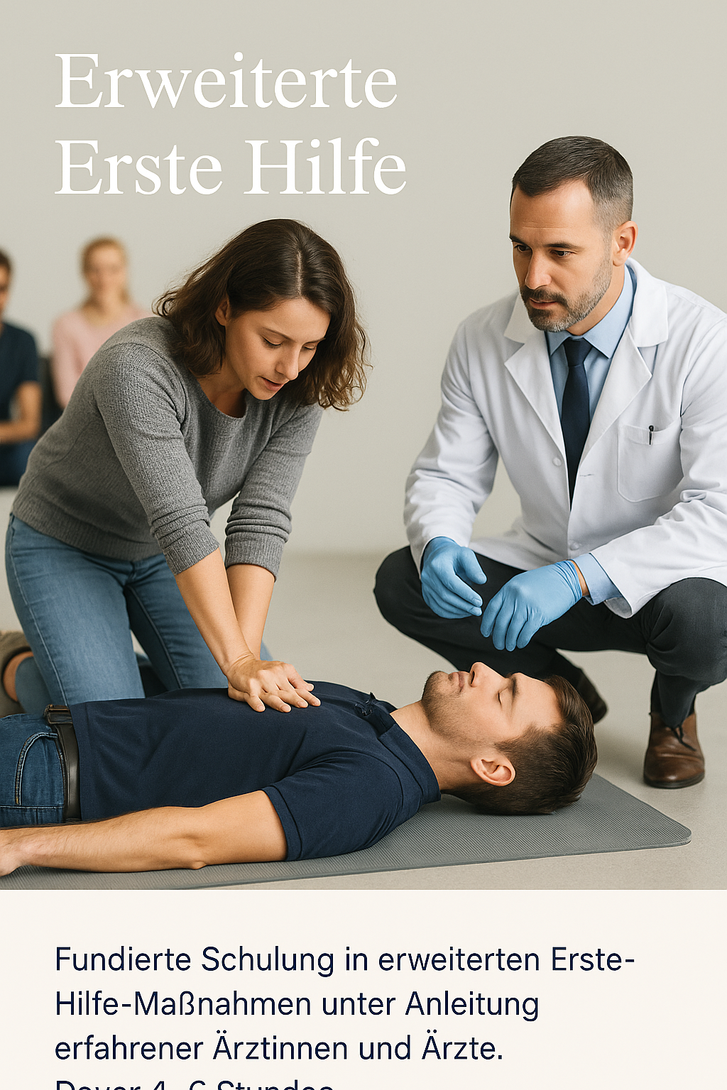 Erste-Hilfe-Training mit Reanimationspuppe