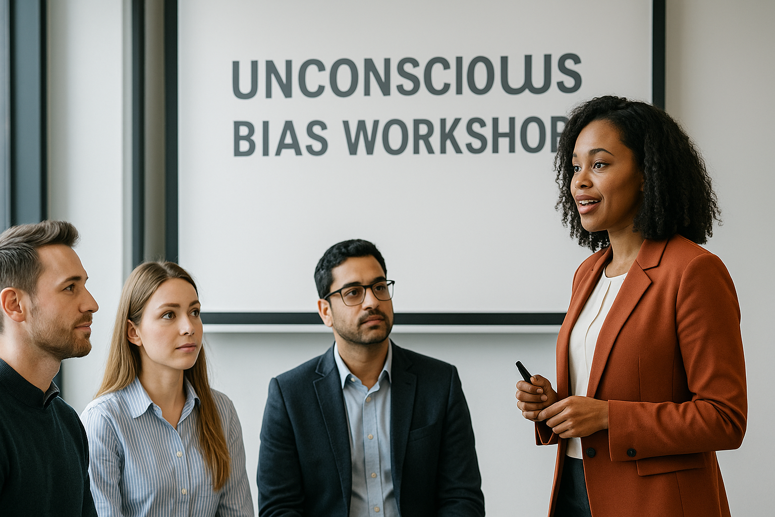 Gruppe im Unconscious-Bias-Training